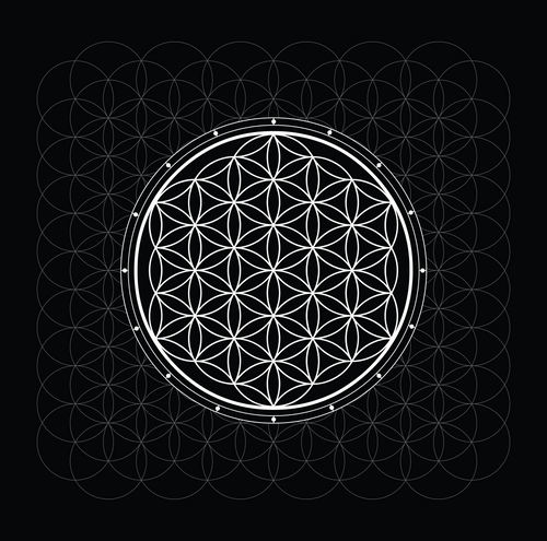FLOWER OF LIFE | COTTON BANDANA
