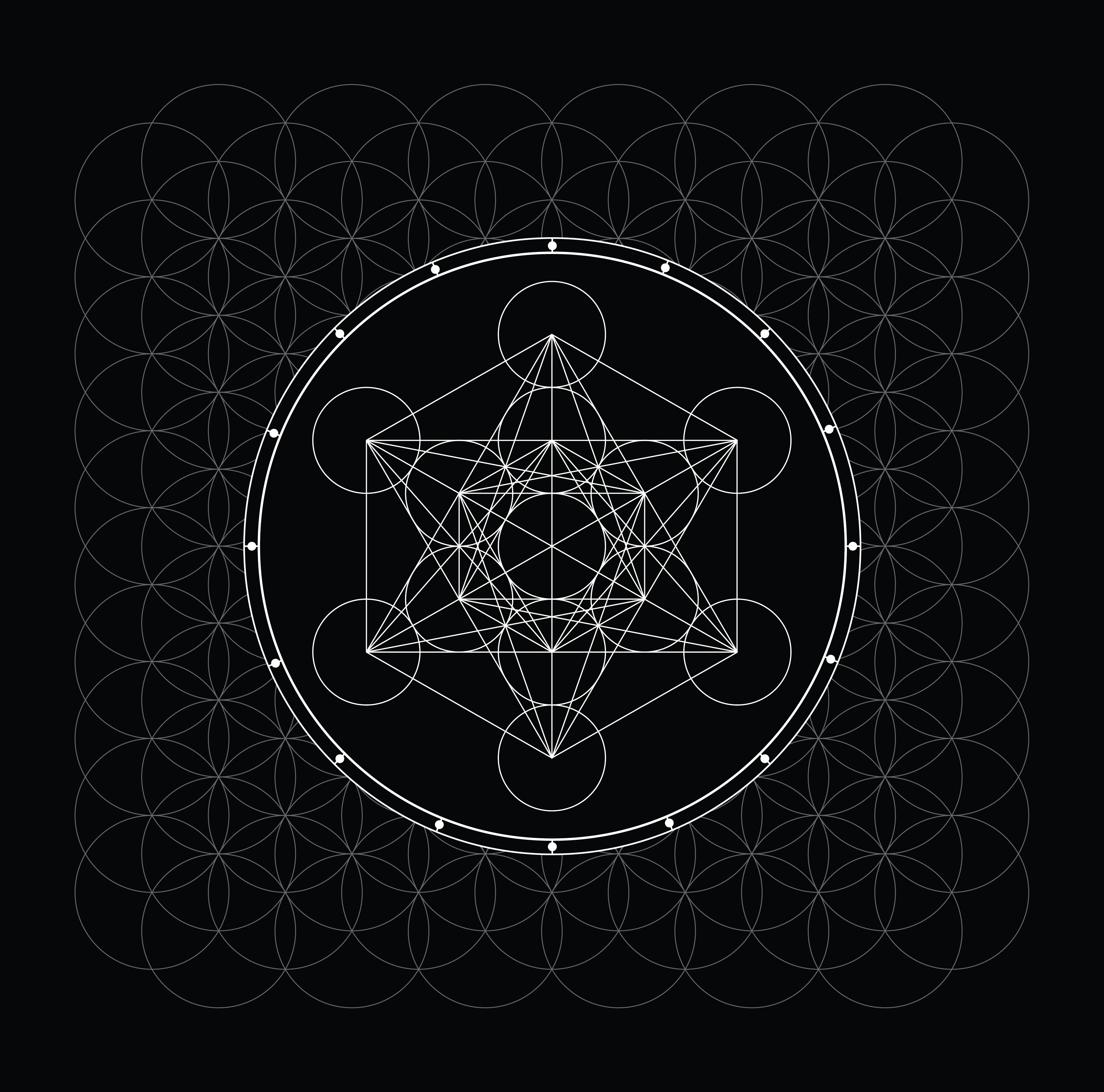 METATRONS CUBE | COTTON BANDANA